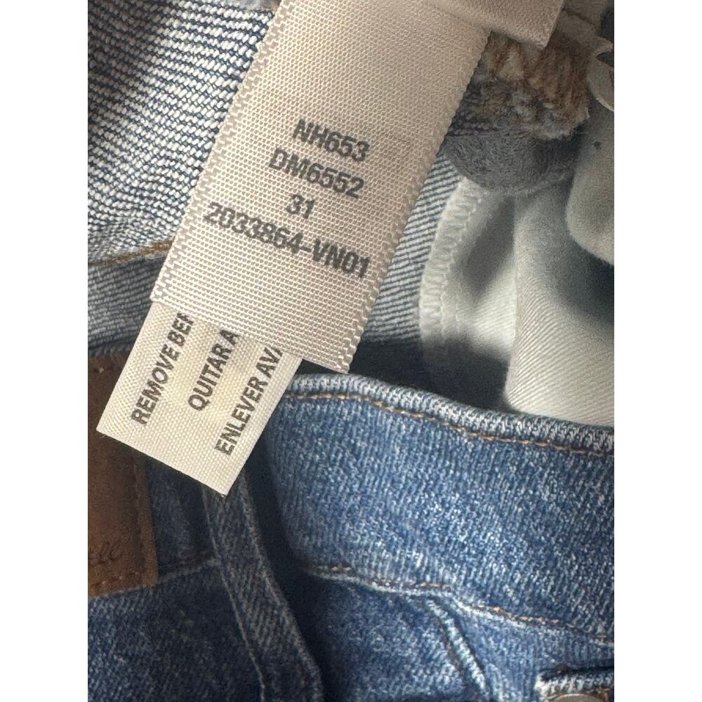 Madewell The Perfect Vintage Wide-Leg Jeans Womens 31 Blue Stretch Denim Relaxed - Picture 13 of 16